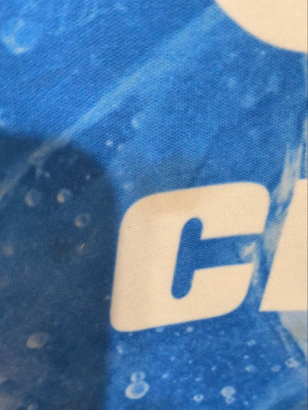 Men's CLAM Blue Logo Hoodie Top